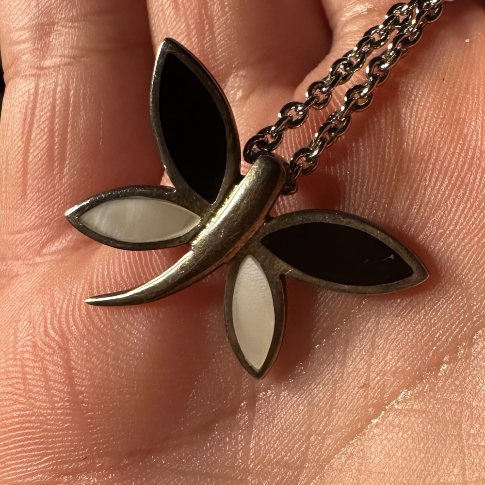 .STERLING dragonfly necklace and earrings SET!!! - Picture 9 of 13